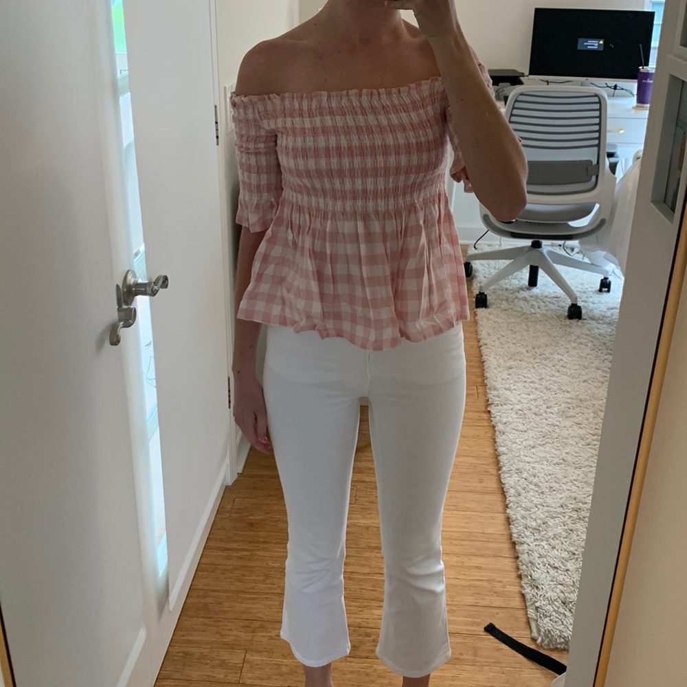 BB Dakota Off the Shoulder Strapless Top